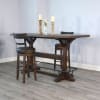 Homestead 5 Piece Pub Table Dining Room Set with Swivel Barstool by Sunny Designs - SD-1163TL-1624TL2-B30 - Image 4 of 0