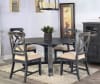 Marina 5 Piece Round Table Dining Room Set in Black Sand Finish by Sunny Designs - SD-1171BS - Image 1 of 0