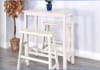 Marina 3 Piece Pub-Height Dining Room Set in White Sand by Sunny Designs - SD-1172WS-42-1671WS-30 - Image 1 of 0