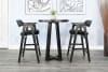 Mia 5 Piece Pub Table Dining Room Set in Umbra Black by Sunny Designs - SD-1211UM-1527UM-30 - Image 1 of 0