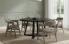 Mia 5 Piece Large Round Dining Room Set in Umbra Black and Wheat Finish by Sunny Designs - SD-1214UM-1527WE - Image 2 of 0