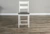 Carriage House 3 Piece Pub Table Dining Room Set with 24"H Ladderback/Wood Seat Barstool by Sunny Designs - SD-1377EC-1508EC-24 - Image 5 of 0