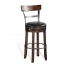 Homestead 3 Piece Bar Table Set with Swivel Barstool by Sunny Designs - SD-1963TL2-1624TL2-B30 - Image 4 of 0