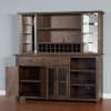 Homestead Buffet and Hutch in Tobacco Leaf Finish by Sunny Designs - SD-1969TL2 - Image 5 of 0