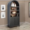 Display Cabinet w/Doors in Black Magic and Buckskin Finish by Sunny Designs - SD-2116BL - Image 2 of 0