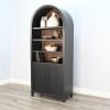 Display Cabinet w/Doors in Black Magic and Buckskin Finish by Sunny Designs - SD-2116BL - Image 5 of 0