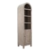 Modern Arched Cabinet Storage in Wheat Finish by Sunny Designs - SD-2119WE - Image 1 of 0