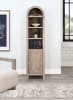 Modern Arched Cabinet Storage in Wheat Finish by Sunny Designs - SD-2119WE - Image 2 of 0
