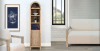 Modern Arched Cabinet Storage in Wheat Finish by Sunny Designs - SD-2119WE - Image 3 of 0