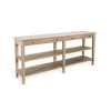 Wide Accents Console Table in Wheat Finish by Sunny Designs - SD-2130WE - Image 1 of 0