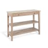 Small Console Table in Wheat Finish by Sunny Designs - SD-2131WE - Image 2 of 0