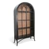Ella Glass Display Cabinet in Umbra Black and Oak Grove Finish by Sunny Designs - SD-2153UO - Image 1 of 0