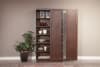 Gen S Sliding Door Storage Cabinet in Walnut Finish by Sunny Designs - SD-2174WL - Image 2 of 0