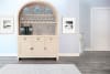 Liz Bar Hutch with Storage Cabinet in Bergen Oak Finish by Sunny Designs - SD-2177BO - Image 2 of 0