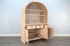 Liz Bar Hutch with Storage Cabinet in Bergen Oak Finish by Sunny Designs - SD-2177BO - Image 4 of 0