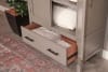 Gen S Linen Storage Cabinet with Drawer in Connected Gray Finish by Sunny Designs - SD-2179CG - Image 3 of 0