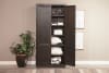 Gen S Linen Storage Cabinet with Drawer in Umbra Black Finish by Sunny Designs - SD-2181UM - Image 2 of 0