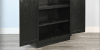 Gen S Linen Storage Cabinet with Drawer in Umbra Black Finish by Sunny Designs - SD-2181UM - Image 3 of 0