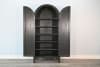 Storage Arch Cabinet in Umbra Black Finish by Sunny Designs - SD-2182UM - Image 3 of 0