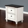 Carriage House 6 Piece Bedroom Set in Off-White & Dark Brown Finish by Sunny Designs - SD-2321EC - Image 5 of 0