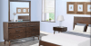 American Modern 6 Piece Queen Bedroom Set in Walnut Finish by Sunny Designs - SD-2336WL - Image 2 of 0