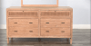 Belinda 6 Piece Cane Queen Bedroom Set in Oak Grove Finish by Sunny Designs - SD-2377OG - Image 5 of 0