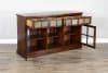 Santa Fe 60 Inch TV Console in Dark Chocolate Finish by Sunny Designs - SD-2733DC2 - Image 4 of 0