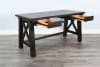 Vivian Writing Desk with Power Plug in Raisin Finish by Sunny Designs - SD-2833RN-P - Image 4 of 0