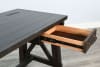 Vivian Writing Desk with Power Plug in Raisin Finish by Sunny Designs - SD-2833RN-P - Image 5 of 0