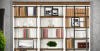 Bookcase with Wood Ladder in White and Buckskin Finish by Sunny Designs - SD-2836MB - Image 3 of 0