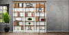 Bookcase with Wood Ladder in White and Buckskin Finish by Sunny Designs - SD-2836MB - Image 4 of 0
