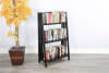48" Height Folding Bookcase in Black Walnut Finish by Sunny Designs - SD-2839BW-48 - Image 1 of 0