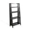 60" Height Folding Bookcase in Black Walnut Finish by Sunny Designs - SD-2839BW-60 - Image 4 of 0