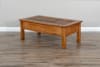 Sedona 3 Piece Occasional Table Set with Slate Top in Rustic Oak Finish by Sunny Designs - SD-3143RO2-C-3143RO2-CS - Image 4 of 0