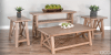 Vivian 3 Piece Occasional Table Set in Desert Rock Finish by Sunny Designs - SD-3156DR-C-3156DR-CS - Image 1 of 0