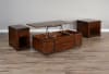 Santa Fe 3 Piece Occasional Table Set in Dark Chocolate Finish by Sunny Designs - SD-3211DC2 - Image 2 of 0
