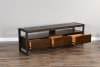 Homestead 78 Inch TV Console in Tobacco Leaf Finish by Sunny Designs - SD-3568TL2-78 - Image 3 of 0