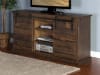 65 Inch TV Console w/ Barn Door in Tobacco Leaf Finish by Sunny Designs - SD-3577TL - Image 2 of 0