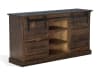 65 Inch TV Console w/ Barn Door in Tobacco Leaf Finish by Sunny Designs - SD-3577TL - Image 3 of 0