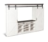 Carriage House Entertainment Wall in European Cottage Finish by Sunny Designs - SD-3599EC - Image 4 of 0