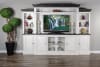 124"W Entertainment Wall in European Cottage Finish by Sunny Designs - SD-3629EC - Image 1 of 0