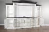 124"W Entertainment Wall in European Cottage Finish by Sunny Designs - SD-3629EC - Image 3 of 0
