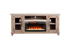 Vivian 64"Inch TV Stand with Electric Fireplace in Light Grey and Wheat Finish by Sunny Designs - SD-3644LW-64 - Image 1 of 0
