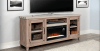 Vivian 64"Inch TV Stand with Electric Fireplace in Light Grey and Wheat Finish by Sunny Designs - SD-3644LW-64 - Image 2 of 0