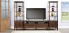 Sinatra 3 Piece 64"Inch Mid-Century Wood Entertainment Center w/Matching Pier in Coffee Bean by Sunny Designs - SD-3660CB - Image 2 of 0