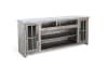 76 Inch TV Console with Fireplace Option in Alpine Grey Finish by Sunny Designs - SD-3662AG-76 - Image 1 of 0