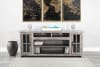 76 Inch TV Console with Fireplace Option in Alpine Grey Finish by Sunny Designs - SD-3662AG-76 - Image 2 of 0