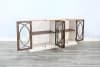 78 Inch TV Console in Marble White/Buckskin Finish by Sunny Designs - SD-3663MB-78 - Image 3 of 0