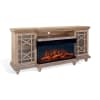 Harper 72"Inch TV Stand with Electric Fireplace in Desert Rock Finish by Sunny Designs - SD-3687DR - Image 1 of 0