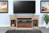 Mason 72"Inch TV Stand with Electric Fireplace in Wheat Finish by Sunny Designs - SD-3688WE - Image 1 of 0